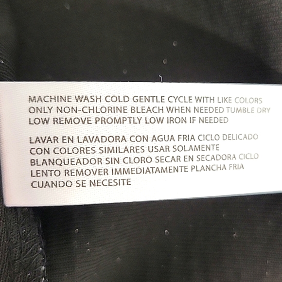 BYdesign Silver and Black Woman's Top Size M 3/4 Sleeves Round Neck with Chain - Picture 10 of 10